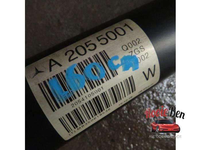 Tussenas van een Mercedes-Benz C (C205) C-63 S AMG 4.0 V8 Biturbo 2017