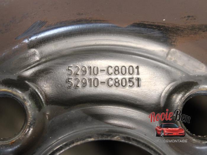 Velgen set + banden van een Hyundai i20 (GBB) 1.0 T-GDI 100 12V 2019