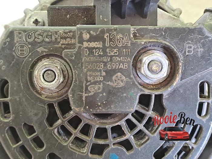 Gebruikte Dynamo Dodge Ram 3500 Standard Cab (DR/DH/D1/DC/DM) 5.7 V8 Hemi 1500 4x2 Prijs € 75,00 Margeregeling aangeboden door Rooie Ben autodemontage