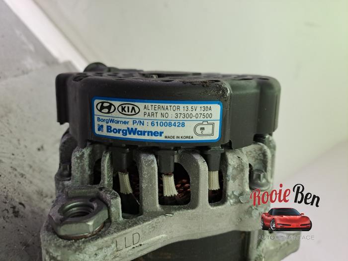 Dynamo van een Kia Picanto (JA) 1.0 DPi 12V 2023