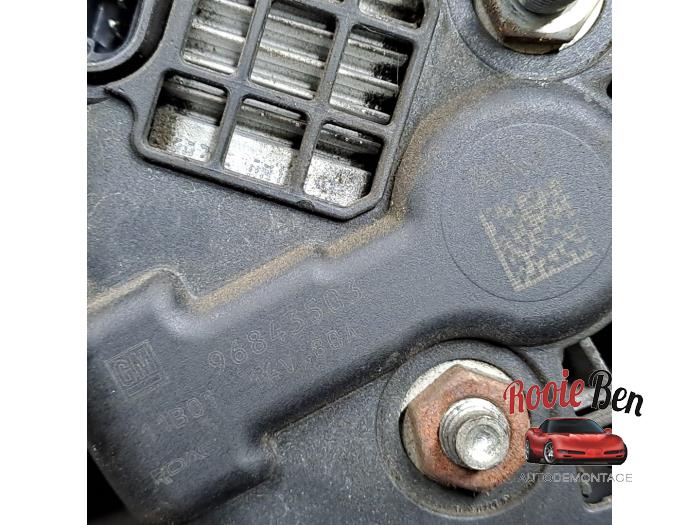 Dynamo van een Chevrolet Spark (M300) 1.0 16V Bifuel 2011