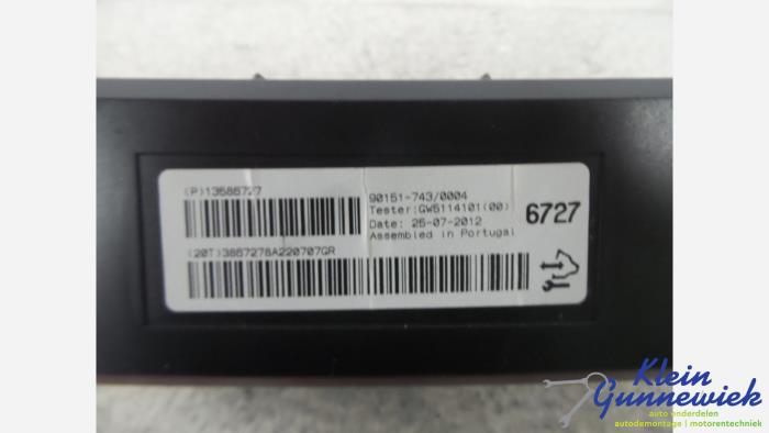 Computer Diversen van een Opel Astra 2013