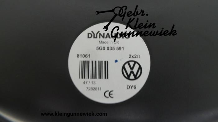 Luidspreker van een Volkswagen Golf 2014