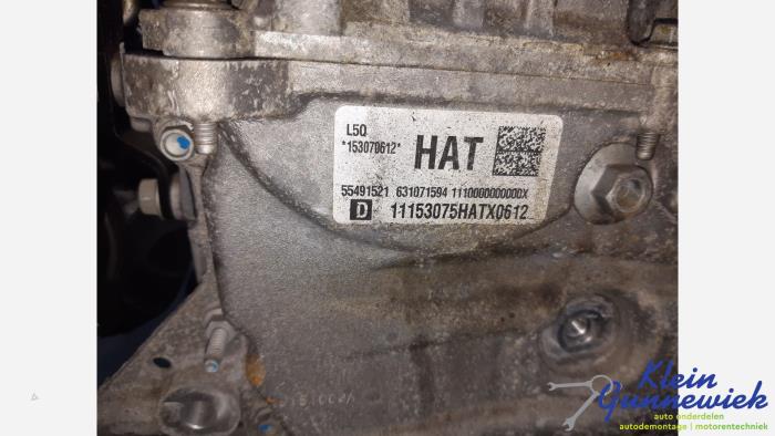 Motor van een Opel Karl 2016