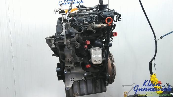 Motor van een Skoda Fabia 2012