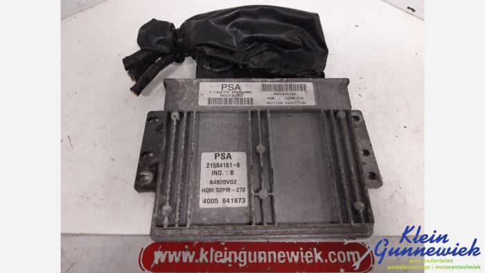Gebruikte Inspuitcomputer Citroen Picasso Prijs € 53,00 Margeregeling aangeboden door Klein Gunnewiek Autodemontage & Motorentechniek