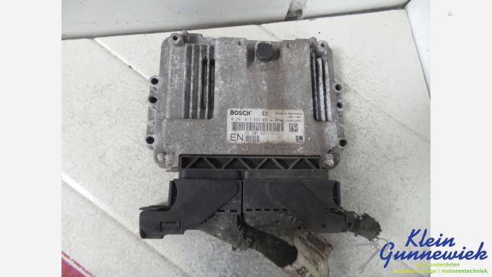 Gebruikte Inspuitcomputer Opel Zafira Prijs € 67,00 Margeregeling aangeboden door Klein Gunnewiek Autodemontage & Motorentechniek