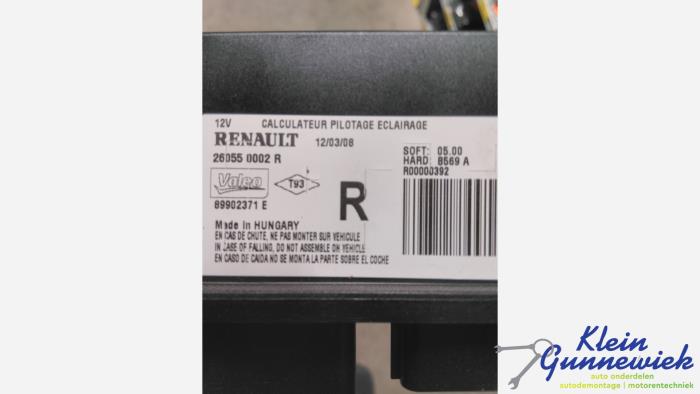 Gebruikte Computer Diversen Renault Megane Prijs € 107,00 Margeregeling aangeboden door Klein Gunnewiek Autodemontage & Motorentechniek