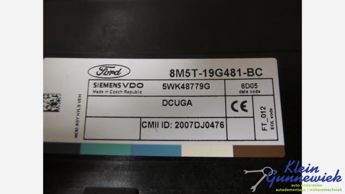 Gebruikte BCM Ford Kuga Prijs € 75,00 Margeregeling aangeboden door Klein Gunnewiek Autodemontage & Motorentechniek