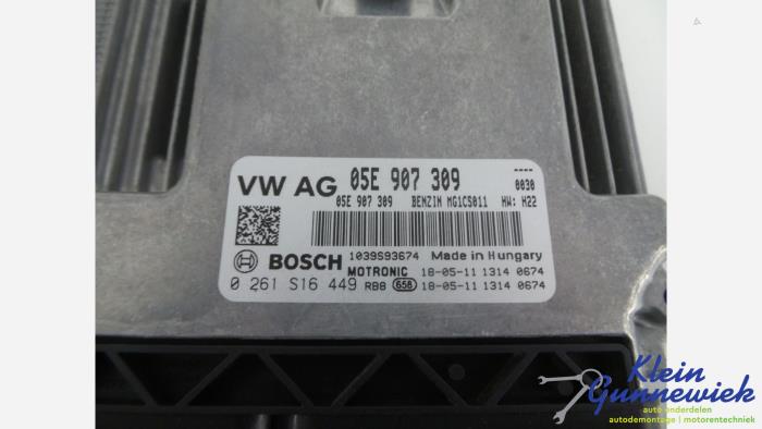 Inspuitcomputer van een Audi A3 2018