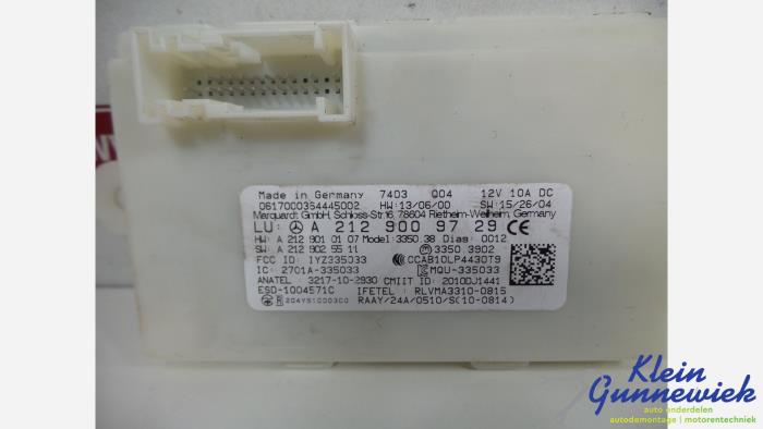 Computer Diversen van een Mercedes A-Klasse 2017