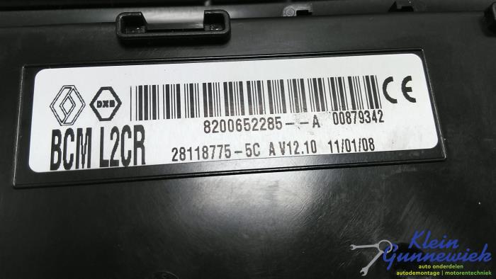 Gebruikte Bodycontrol Module Renault Clio Prijs € 24,00 Margeregeling aangeboden door Klein Gunnewiek Autodemontage & Motorentechniek