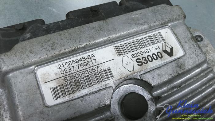 Inspuitcomputer van een Renault Modus 2010