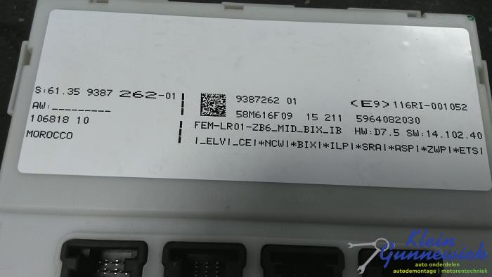 Gebruikte Module Bodycontrol BMW 3-Serie Prijs € 125,00 Margeregeling aangeboden door Klein Gunnewiek Autodemontage & Motorentechniek