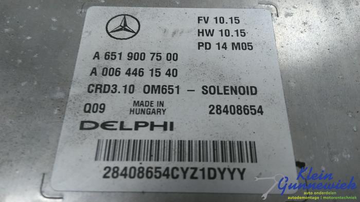 Gebruikte Inspuitcomputer Mercedes C-Klasse Prijs € 202,00 Margeregeling aangeboden door Klein Gunnewiek Autodemontage & Motorentechniek