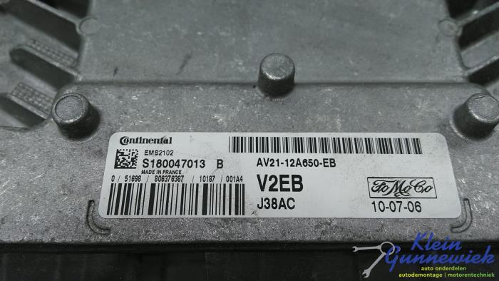 Gebruikte Inspuitcomputer Ford Fiesta Prijs € 49,00 Margeregeling aangeboden door Klein Gunnewiek Autodemontage & Motorentechniek