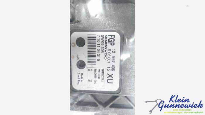 Gebruikte Inspuitcomputer Opel Zafira Prijs € 131,00 Margeregeling aangeboden door Klein Gunnewiek Autodemontage & Motorentechniek