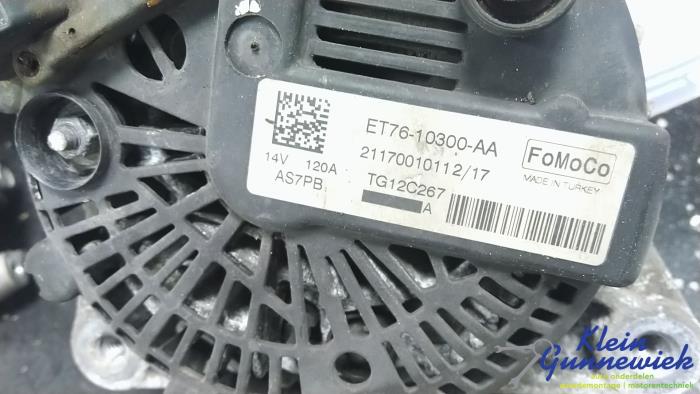 Gebruikte Dynamo Ford Transit Prijs € 65,00 Margeregeling aangeboden door Klein Gunnewiek Autodemontage & Motorentechniek
