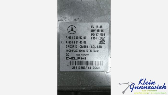 Gebruikte Inspuitcomputer Mercedes C-Klasse Prijs € 343,00 Margeregeling aangeboden door Klein Gunnewiek Autodemontage & Motorentechniek