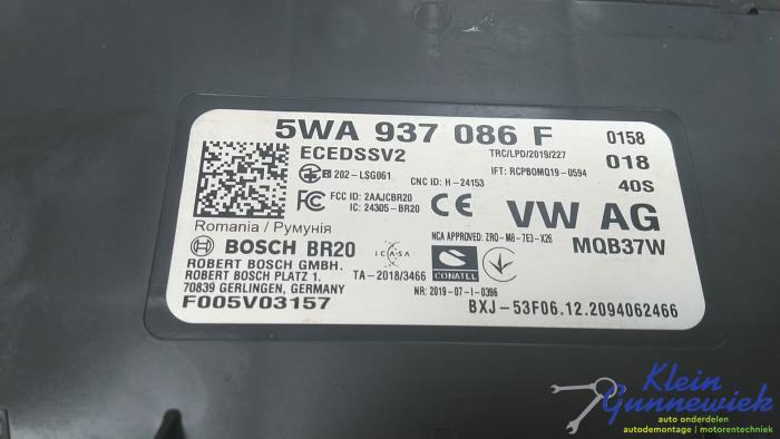 Gebruikte Computer Body Control Volkswagen Golf Prijs € 125,00 Margeregeling aangeboden door Klein Gunnewiek Autodemontage & Motorentechniek