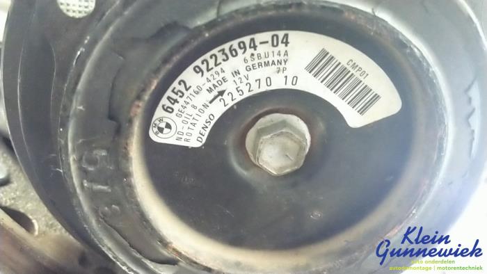 Gebruikte Pomp Airco BMW 1-Serie Prijs € 75,00 Margeregeling aangeboden door Klein Gunnewiek Autodemontage & Motorentechniek