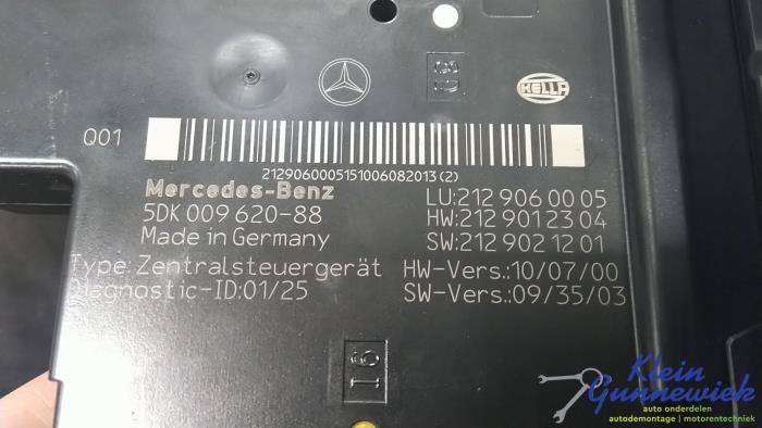 Gebruikte Bodycontrol Module Mercedes E-Klasse Prijs € 89,00 Margeregeling aangeboden door Klein Gunnewiek Autodemontage & Motorentechniek