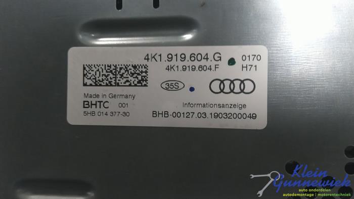 Gebruikte Display Interieur Audi A6 Prijs € 795,00 Margeregeling aangeboden door Klein Gunnewiek Autodemontage & Motorentechniek