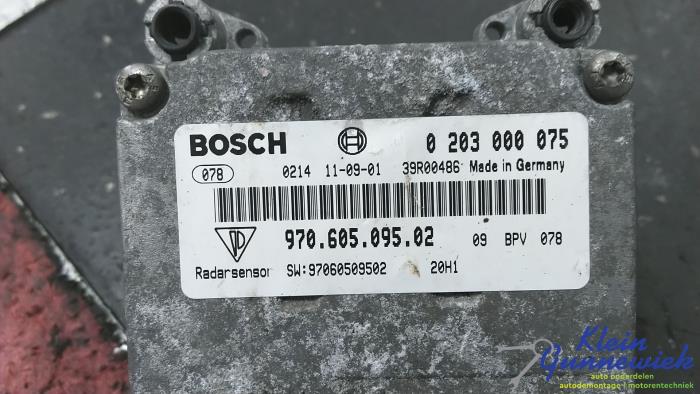 Gebruikte Sensor cruise control Porsche Panamera Prijs € 595,00 Margeregeling aangeboden door Klein Gunnewiek Autodemontage & Motorentechniek