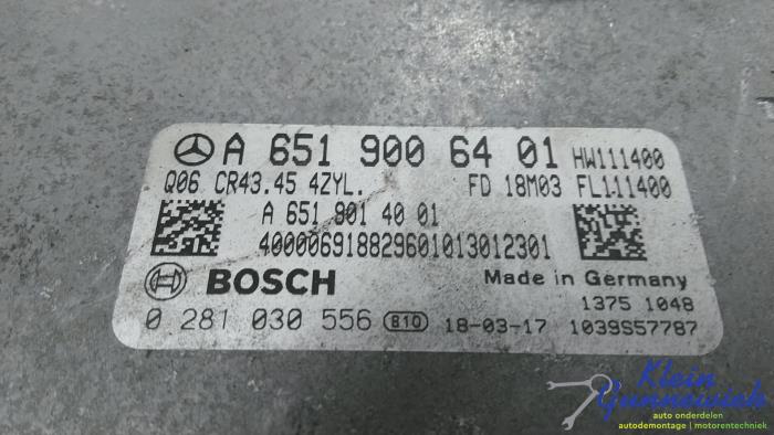 Gebruikte Inspuitcomputer Mercedes GLC-Klasse Prijs € 241,00 Margeregeling aangeboden door Klein Gunnewiek Autodemontage & Motorentechniek