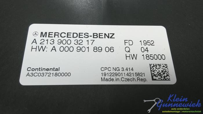 Gebruikte Computer Diversen Mercedes GLC-Klasse Prijs € 65,00 Margeregeling aangeboden door Klein Gunnewiek Autodemontage & Motorentechniek
