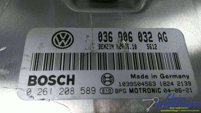 Gebruikte Computer Inspuit Volkswagen Golf Prijs € 70,00 Margeregeling aangeboden door Klein Gunnewiek Autodemontage & Motorentechniek