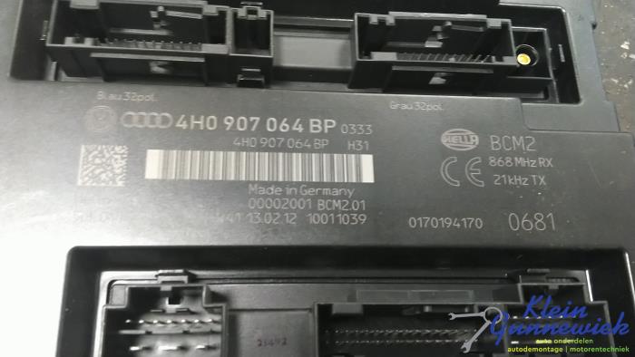 Gebruikte Computer Body Control Audi A6 Prijs € 100,00 Margeregeling aangeboden door Klein Gunnewiek Autodemontage & Motorentechniek