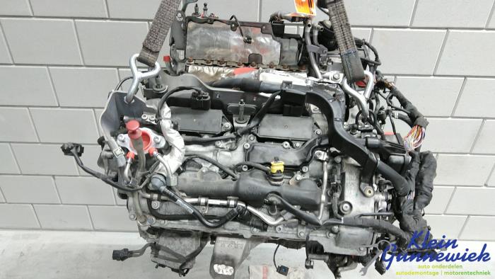 Motor van een Mercedes C-Klasse 2015