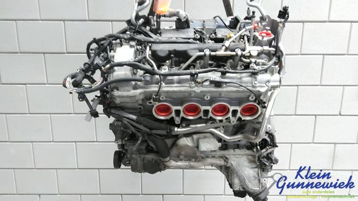 Motor van een Mercedes C-Klasse 2015