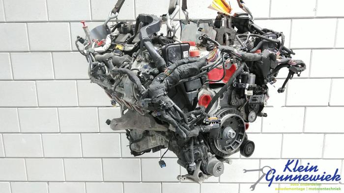 Motor van een Mercedes C-Klasse 2015