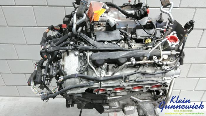 Motor van een Mercedes C-Klasse 2015