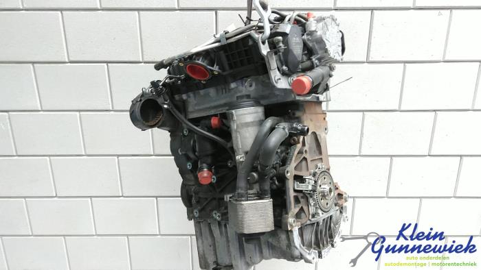 Motor van een Audi A4 2012