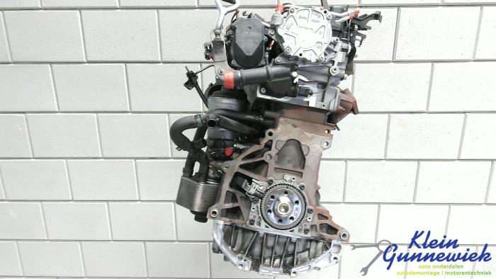 Motor van een Audi A4 2012