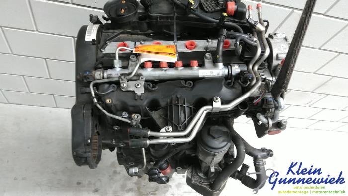 Motor van een Audi A4 2012