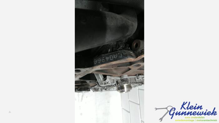 Motor van een Audi A4 2012