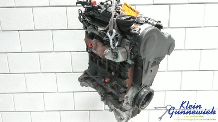 Motor van een Audi A4 2012