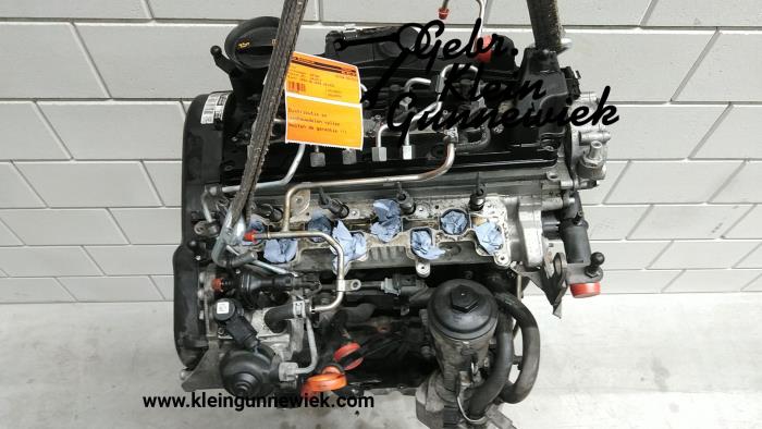 Motor van een Volkswagen Passat 2009