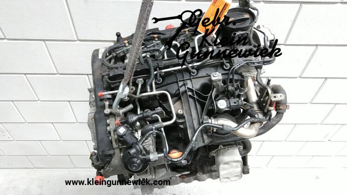 Motor van een Volkswagen Golf 2011