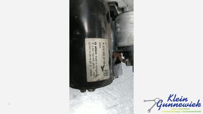 Startmotor van een Mercedes GLA 2015