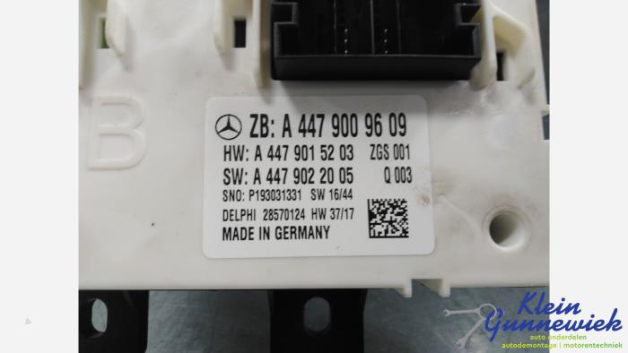Gebruikte Computer Body Control Mercedes Vito Prijs € 106,00 Margeregeling aangeboden door Klein Gunnewiek Autodemontage & Motorentechniek