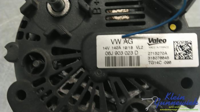 Dynamo van een Volkswagen E-Golf 2018