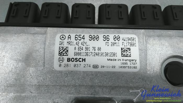 Inspuitcomputer van een Mercedes E-Klasse 2021