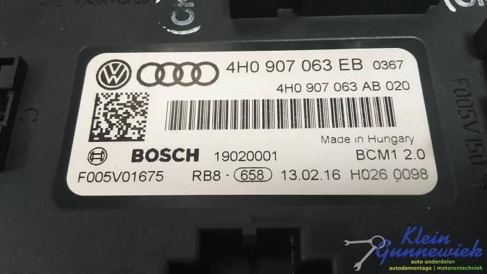 Computer Body Control van een Audi S8 2016