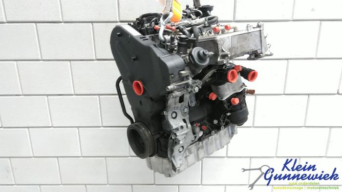 Motor van een Volkswagen Passat 2016