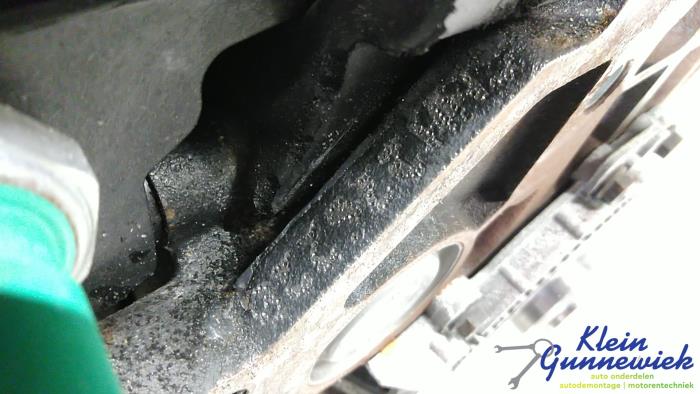 Motor van een Audi A6 2016